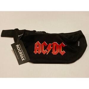Rocksax AC/DC Logo Fanny Pack Man Purse AC DC